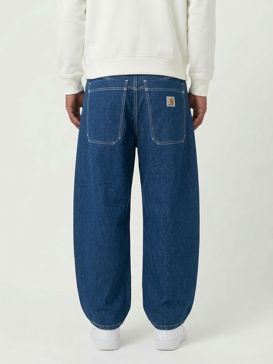 Carhartt Rework Baggy Blue Pants