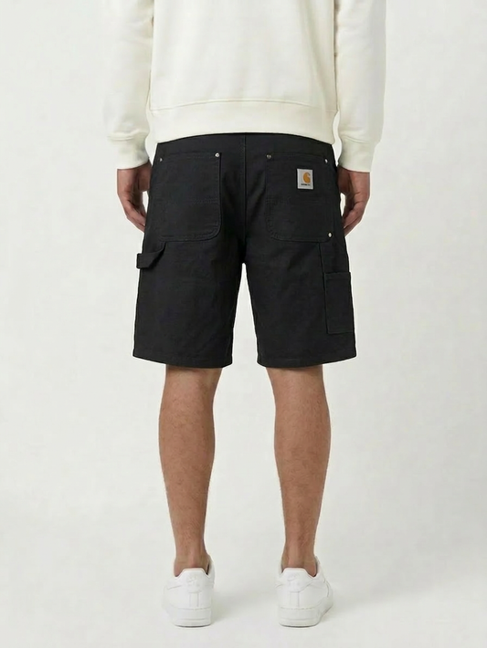 Carhartt Rework Black Double Knee Shorts