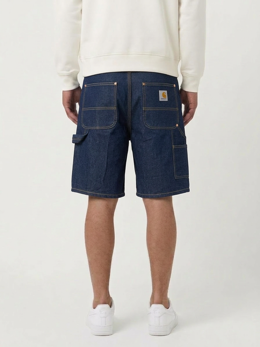 Carhartt Rework Blue Double Knee Shorts